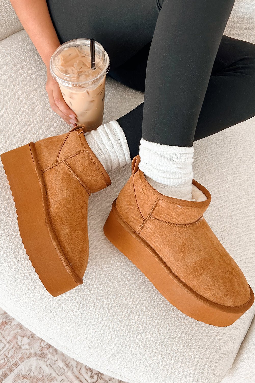 Anna Fur Lined Suede Ankle Snow Boots - Gmoh LuxuryAnna Fur Lined Suede Ankle Snow BootsShoes & Bags/SlippersGmoh Luxury