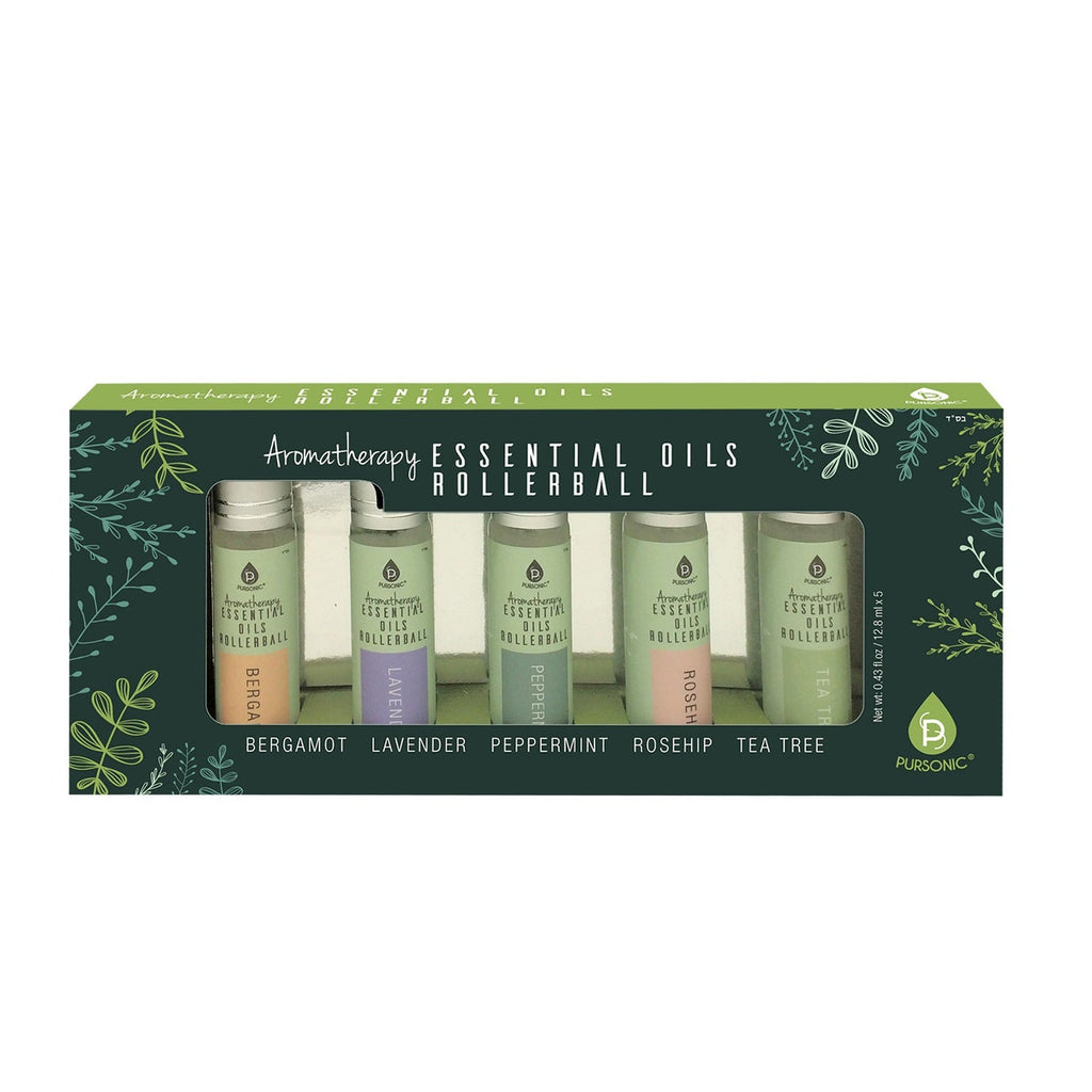 Aromatherapy Essential Oils Rollerballs (Bergamot, Lavender, Peppermint, Rosehip, Tea Tree) - Gmoh LuxuryAromatherapy Essential Oils Rollerballs (Bergamot, Lavender, Peppermint, Rosehip, Tea Tree)AromatherapyGmoh Luxury