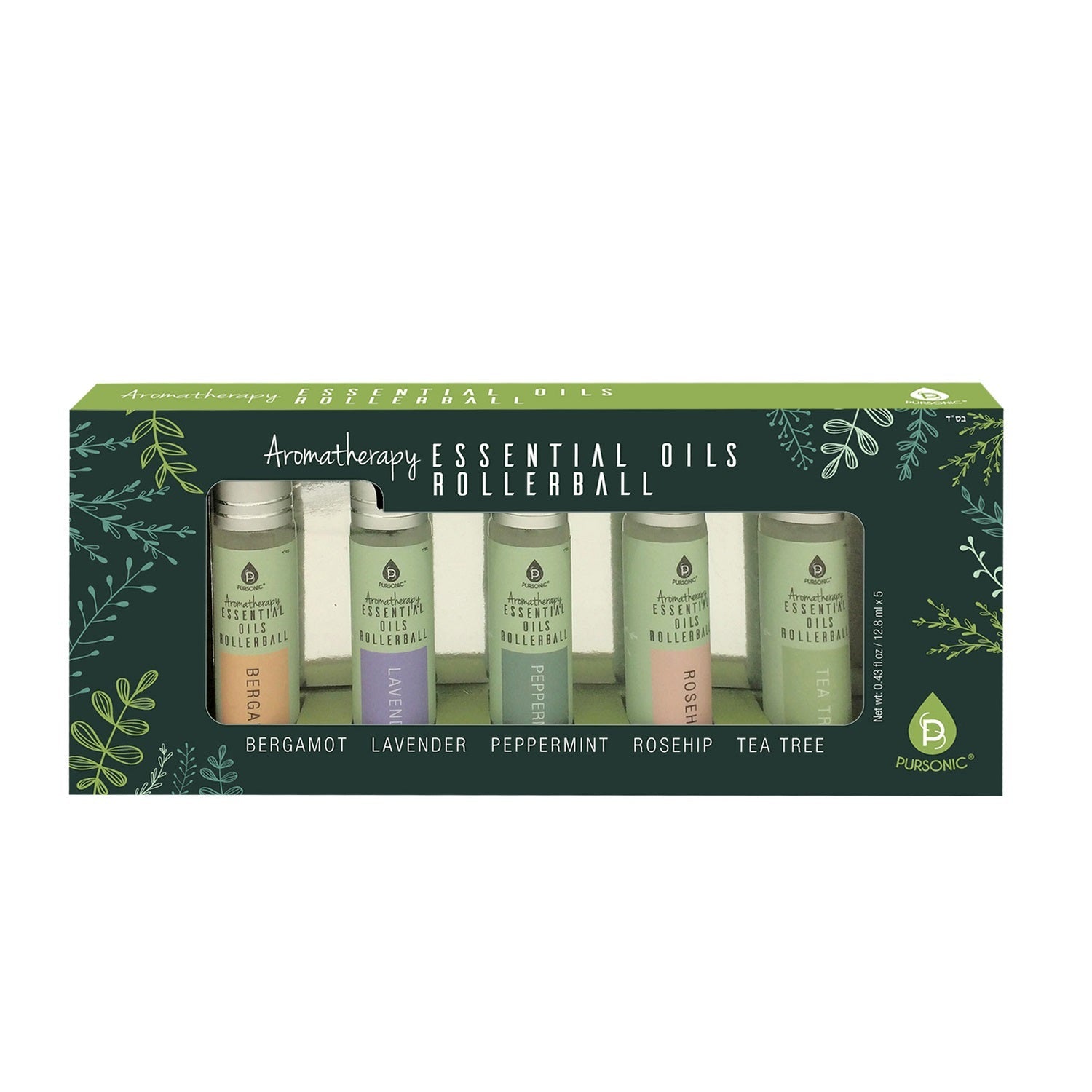 Aromatherapy Essential Oils Rollerballs (Bergamot, Lavender, Peppermint, Rosehip, Tea Tree) - Gmoh LuxuryAromatherapy Essential Oils Rollerballs (Bergamot, Lavender, Peppermint, Rosehip, Tea Tree)AromatherapyGmoh Luxury